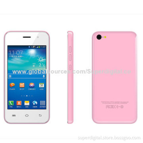 4-inch 3G Smartphones, Android 4.2.2 OS/MTK6572 Dual-core, Support Dual-SIM and StandbyNew